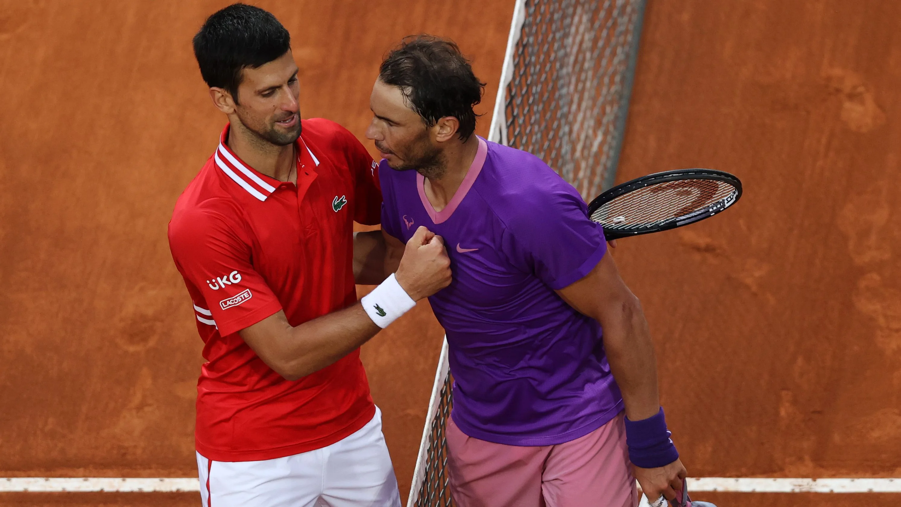 Novak Djokovic y Rafa Nadal