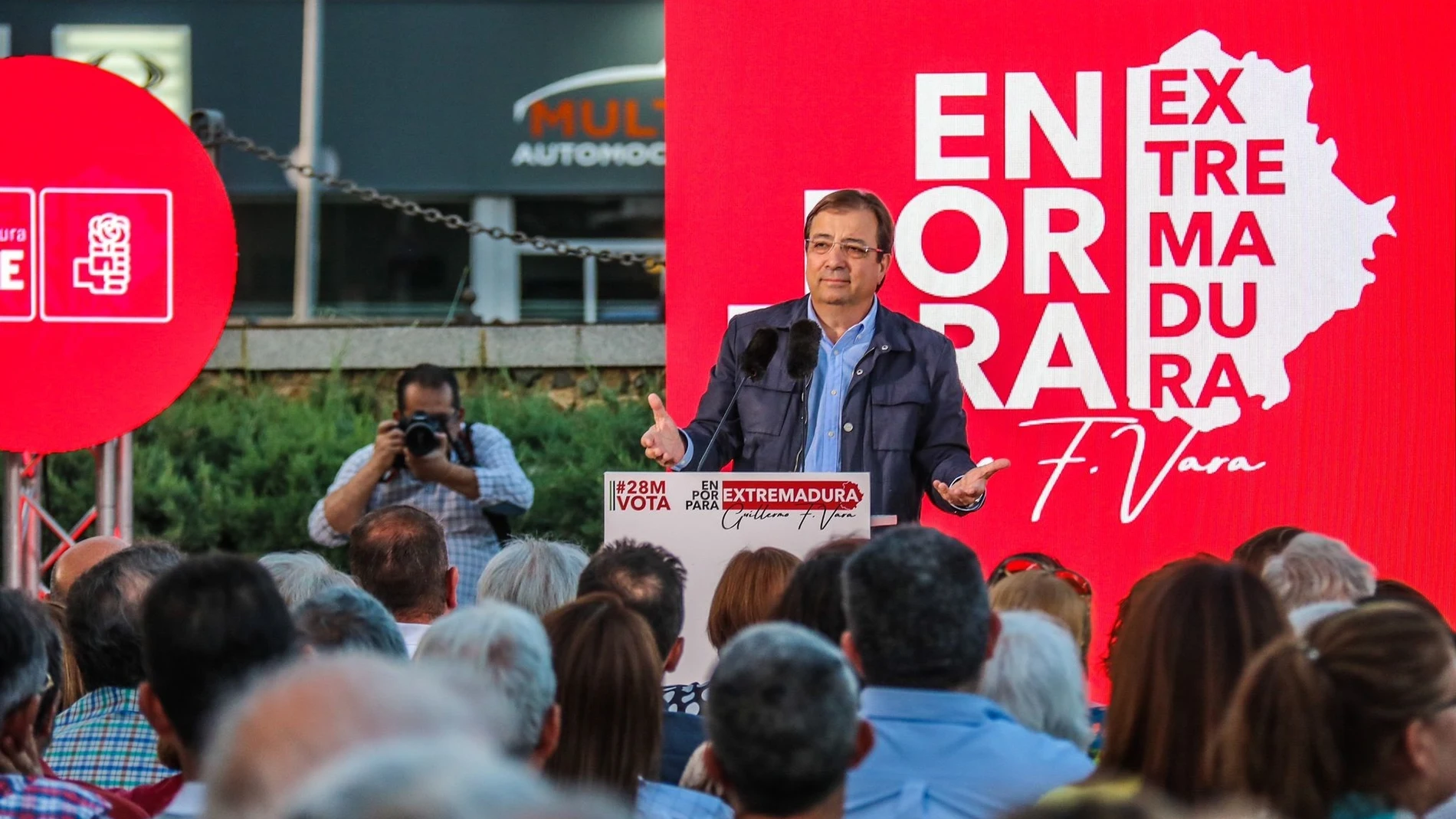 Fotografía de Guillermo Fernández Vara, presidente de la Junta de Extremadura