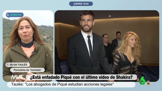 Silvia Taulés, sobre la reacción de Piqué al videoclip de Shakira con sus hijos "Es una guerra que está viva desde que se separaron", explica la periodista de 'Vanitatis' sobre el conflicto abierto entre Shakira y Piqué, cuyo último capítulo se ha escrito con la aparición de los hijos de la expareja en un videoclip de la cantante.