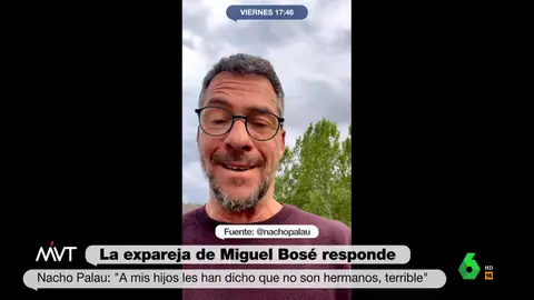 Nacho Palau responde a Miguel Bosé tras la sentencia del Supremo: "Les han dicho que no son hermanos"