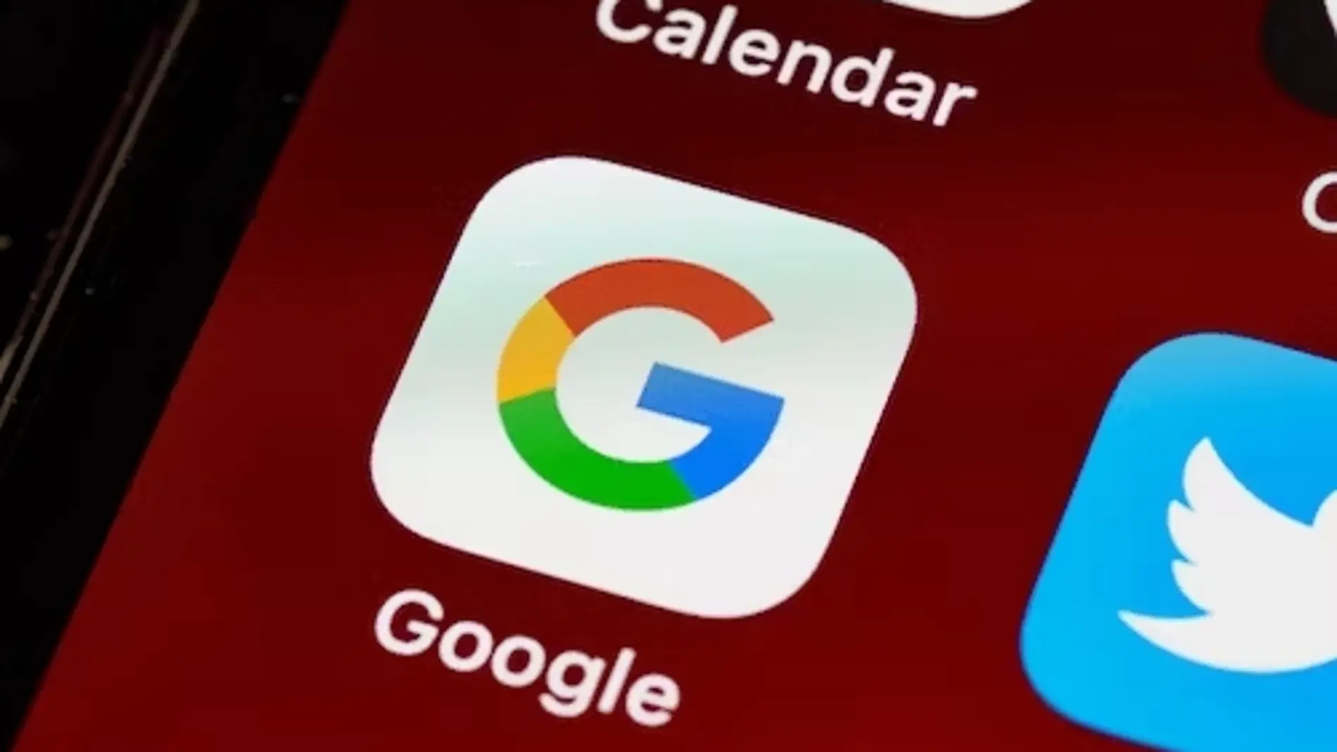 Símbolo de Google en el móvil
