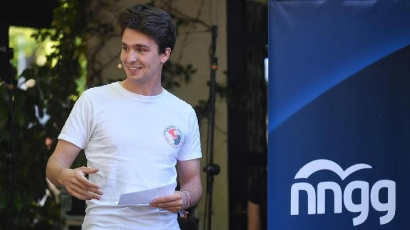 Ignacio Dancausa, presidente de Nuevas Generaciones del PP de Madrid