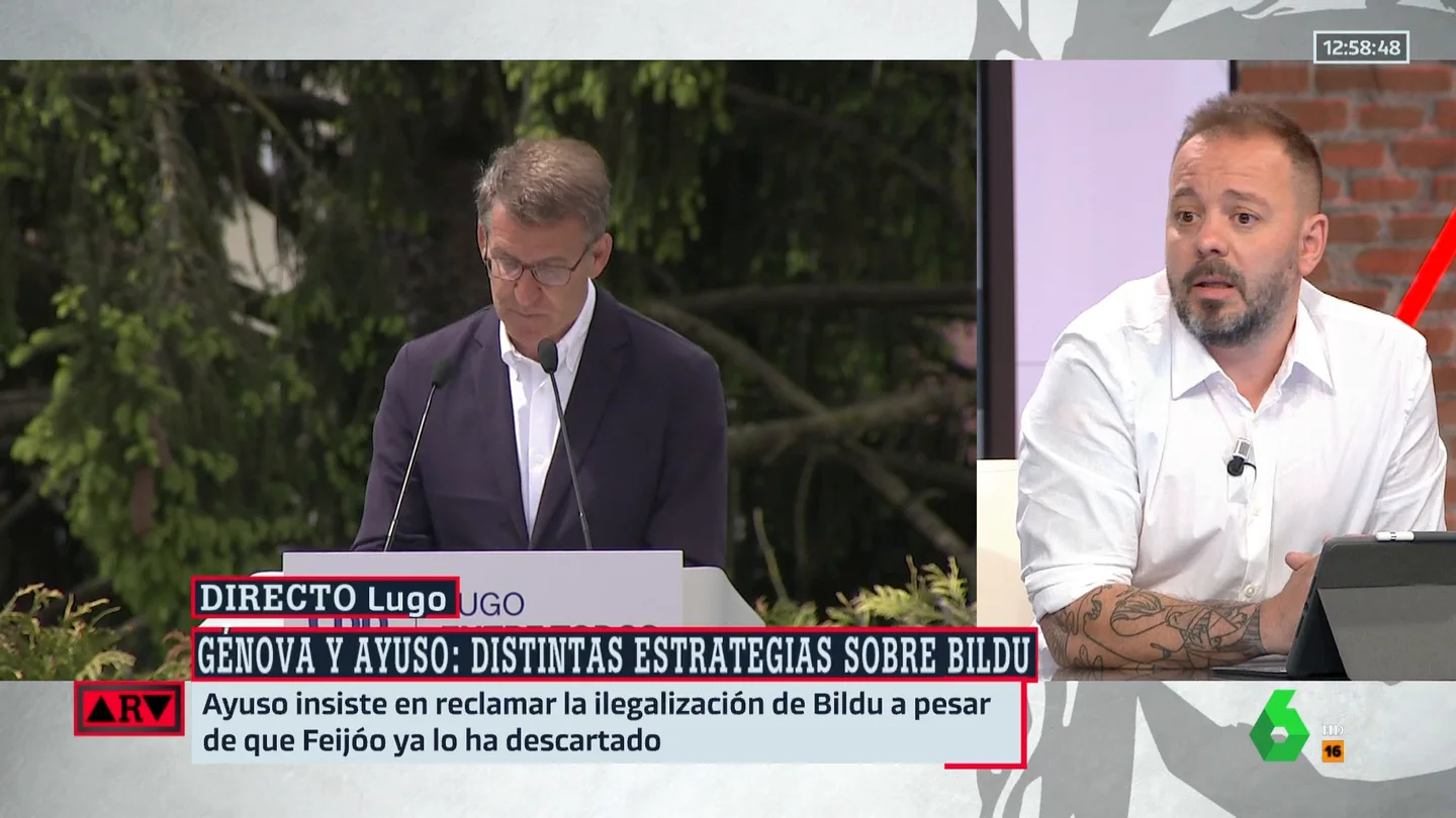 Antonio Maestre destapa la estrategia de Ayuso: "Si habla de ETA no habla de que está creando un gueto para pobres" Antonio Maestre destapa la estrategia de Ayuso: "Si habla de ETA no habla de que está creando un gueto para pobres"