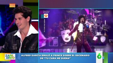 Alfred García habla de su imitación a Prince en 'Tu cara me suena'