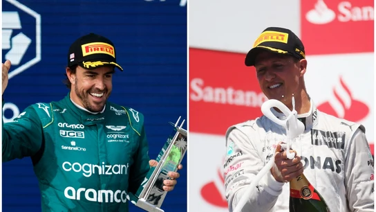 Fernando Alonso y Michael Schumacher Fernando Alonso y Michael Schumacher