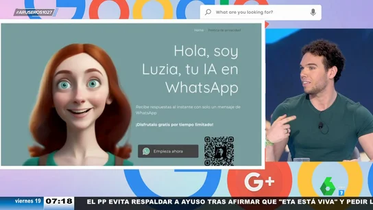LuzIA, la Inteligencia Artificial de WhatsApp capaz de transcribir audios: "Ponle a Bad Bunny, a ver si lo consigue" LuzIA, la Inteligencia Artificial de WhatsApp capaz de transcribir audios: "Ponle a Bad Bunny, a ver si lo consigue"