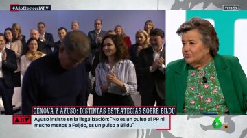 Cristina Almeida, sobre Ayuso: "Le interesa ganar los votos de Vox y le importa un comino lo que pase en el PP"
