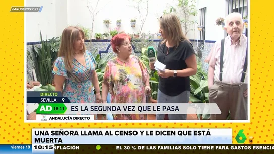 "Ya estoy esperando la tercera": así responde una mujer a la que el censo da por muerta por segunda vez "Ya estoy esperando la tercera": así responde una mujer a la que el censo da por muerta por segunda vez