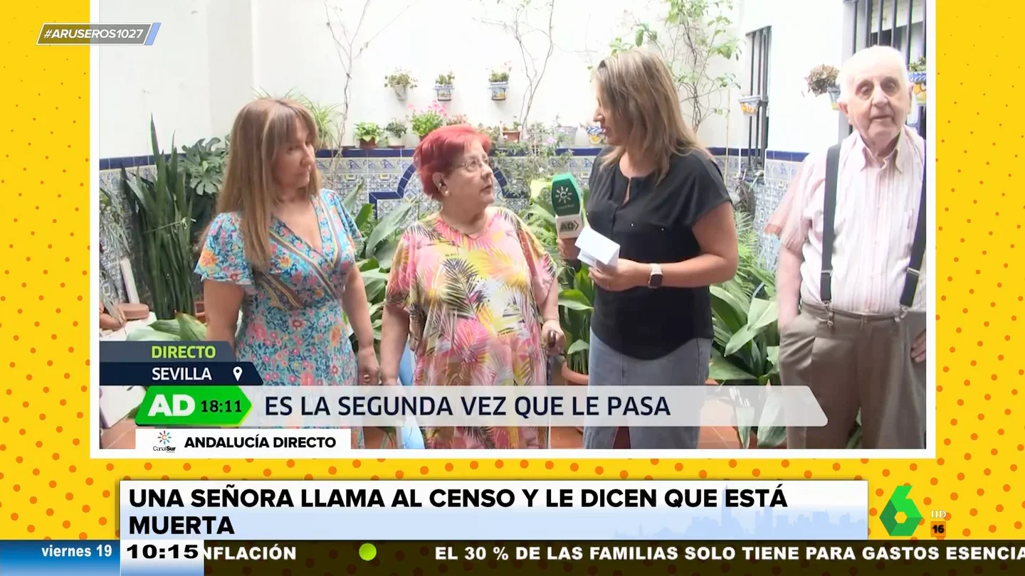 "Ya estoy esperando la tercera": así responde una mujer a la que el censo da por muerta por segunda vez "Ya estoy esperando la tercera": así responde una mujer a la que el censo da por muerta por segunda vez
