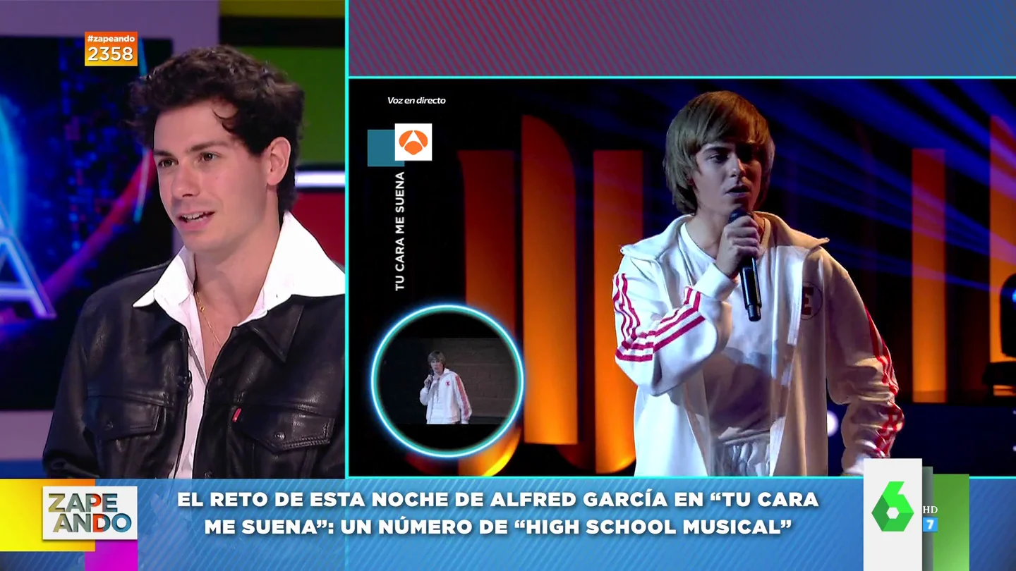 Alfred García adelanta cómo fue imitar Zac Efron en Tu cara me suena Alfred García adelanta cómo fue imitar Zac Efron en Tu cara me suena