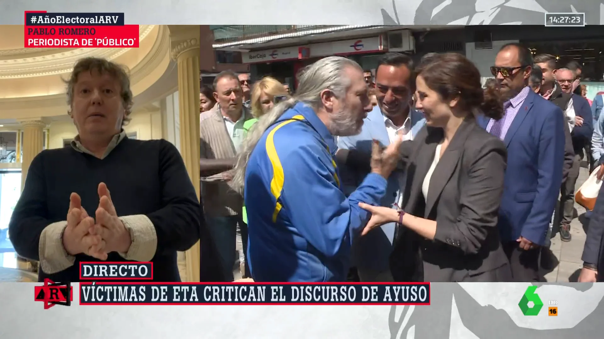 Pablo Romero, hijo de un asesinado por ETA: "Pido a Ayuso que deje ese tema y hable de cosas que interesen a todos"