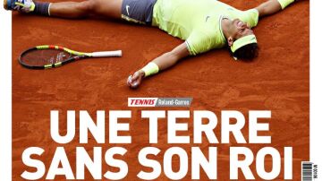 Francia se rinde ante Rafa Nadal: histórica portada de 'L'Équipe' para el "rey"