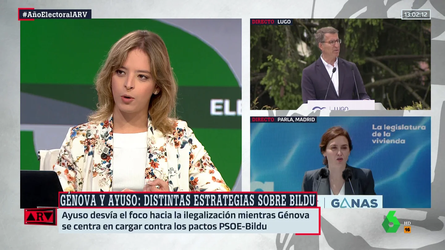 Duval advierte sobre el objetivo de Ayuso más allá de "comerse a Vox": "Prepararle la cama a Feijóo" Duval advierte sobre el objetivo de Ayuso más allá de "comerse a Vox": "Prepararle la cama a Feijóo"
