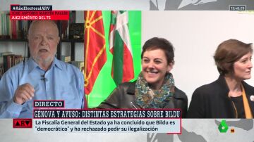 El juez Martín Pallín explica por qué no se puede ilegalizar a Bildu como pretende Ayuso