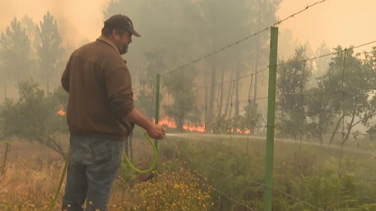 El horror de los afectados por el incendio de Las Hurdes: "¿Cómo voy a dejar aquí a mi ganado? No puedo" El horror de los afectados por el incendio de Las Hurdes: "¿Cómo voy a dejar aquí a mi ganado? No puedo"