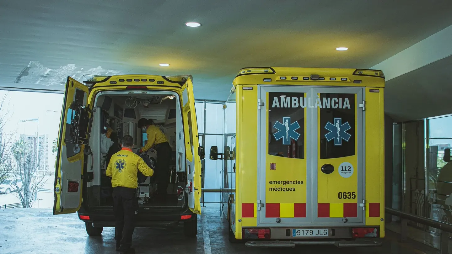 Imagen de archivo, ambulancias del Sistema de Emergéncias Médicas Imagen de archivo, ambulancias del Sistema de Emergéncias Médicas