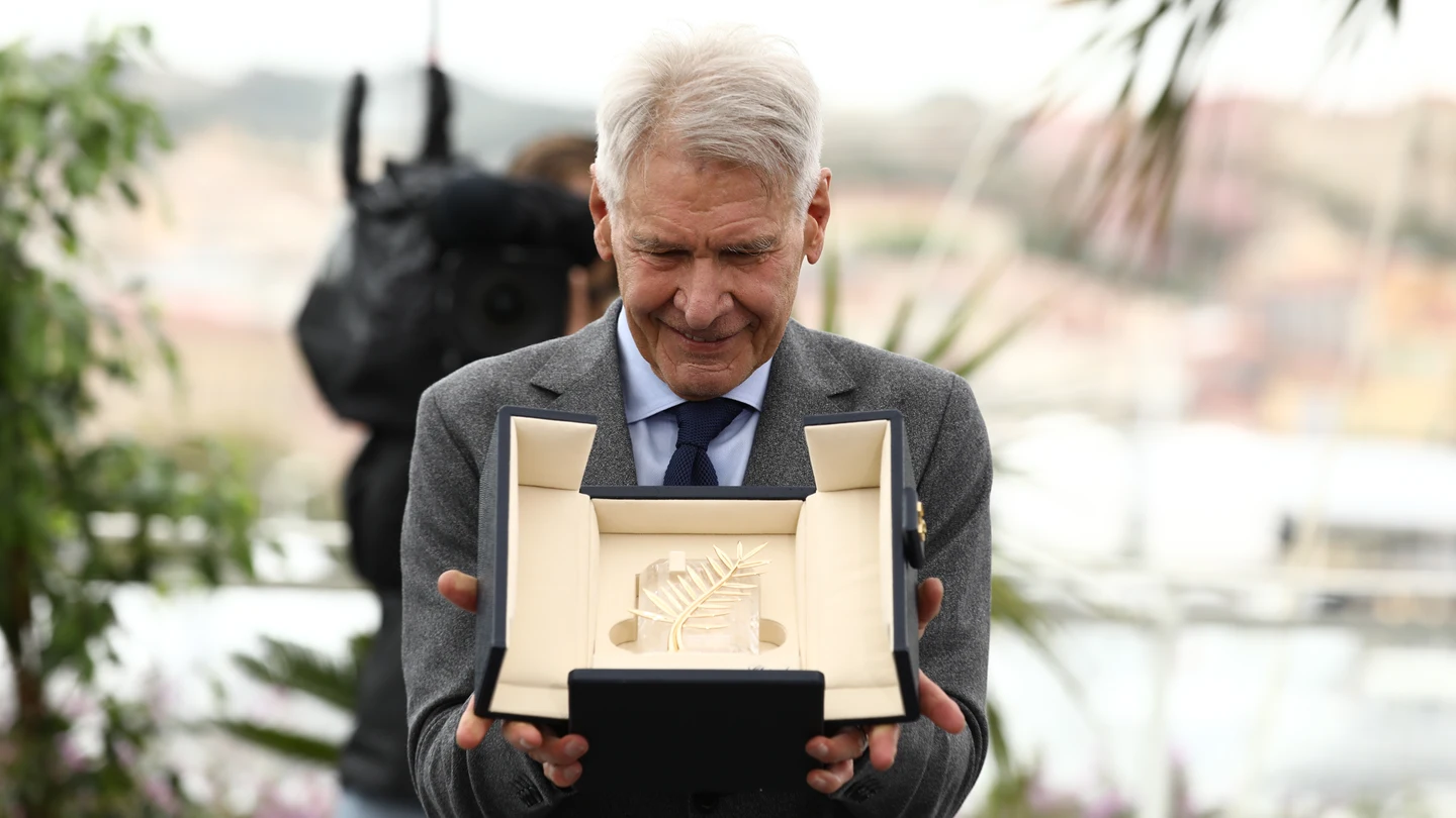 Harrison Ford recibe la Palma de Oro de honor del Festival de Cannes Harrison Ford recibe la Palma de Oro de honor del Festival de Cannes