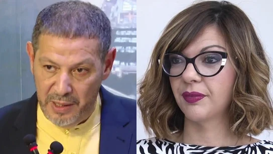 Mustafá Aberchán a la izquierda y Sabrina Moh a la derecha Mustafá Aberchán a la izquierda y Sabrina Moh a la derecha