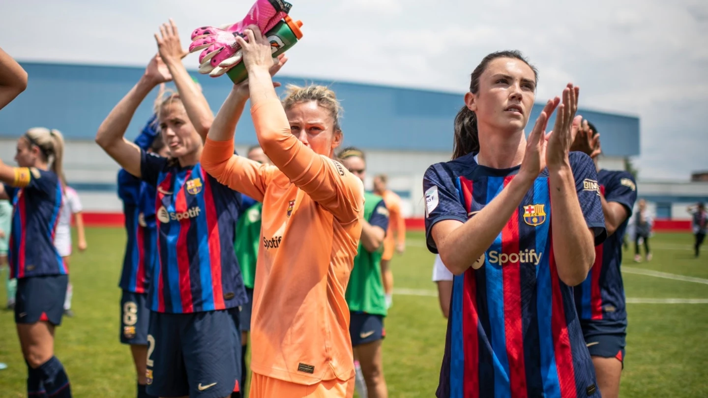 Jugadoras del Barcelona femenino Jugadoras del Barcelona femenino