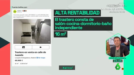 Un bajo interior en el centro de Madrid de 25 metros por 2.600 euros al mes y otros alquileres obscenos Un bajo interior en el centro de Madrid de 25 metros por 2.600 euros al mes y otros alquileres obscenos