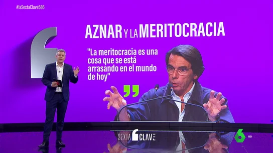 Los datos que demostrarían a Aznar que la meritocracia no existe, son los padres: el 74% de ricos lo es por su familia Los datos que demostrarían a Aznar que la meritocracia no existe, son los padres: el 74% de ricos lo es por su familia