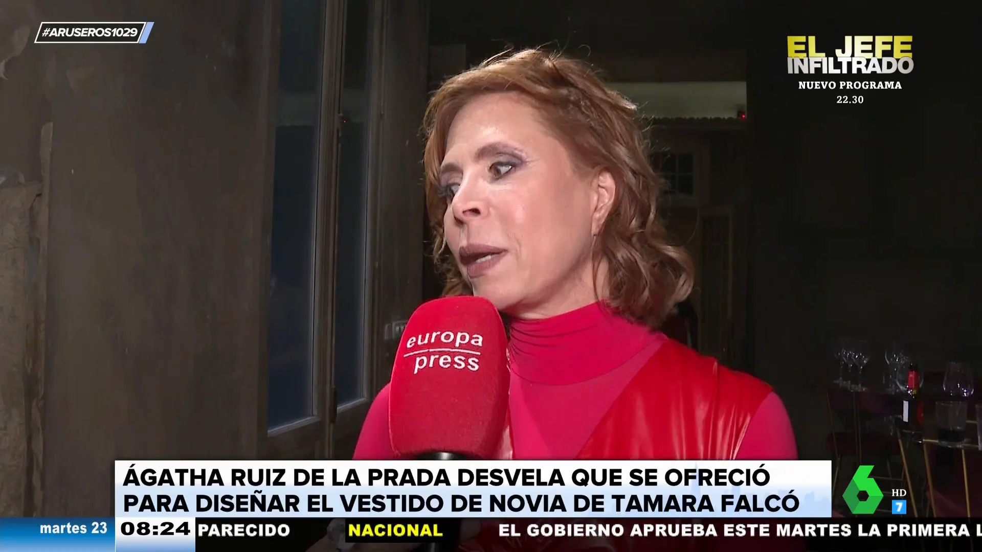 Ágatha Ruiz de la Prada, del rifirrafe entre Tamara Falcó y 'Sophie et voilà': "Estaba segura que algo iba a pasar"