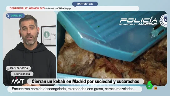 Pablo Ojeda, sobre el kebab precintado Pablo Ojeda, sobre el kebab precintado