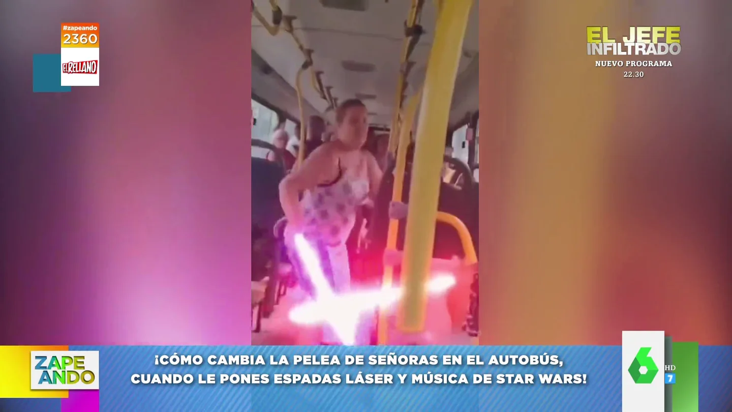 La "lucha sin cuartel" a lo 'Star Wars' entre dos señoras por un sitio libre en el autobús La "lucha sin cuartel" a lo 'Star Wars' entre dos señoras por un sitio libre en el autobús