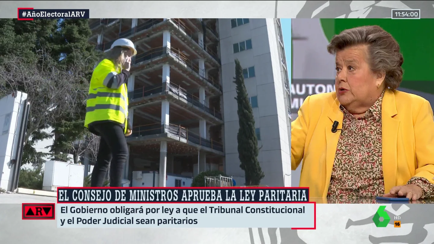 Cristina Almeida, sobre la paridad: "Las mujeres en el año 1989 nos dimos cuenta de que no éramos tontas, estábamos mal colocadas" Cristina Almeida, sobre la paridad: "Las mujeres en el año 1989 nos dimos cuenta de que no éramos tontas, estábamos mal colocadas"