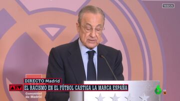 Florentino Pérez afirma que el Real Madrid "no va a consentir más insultos racistas" y exige un cambio en la estructura arbitral
