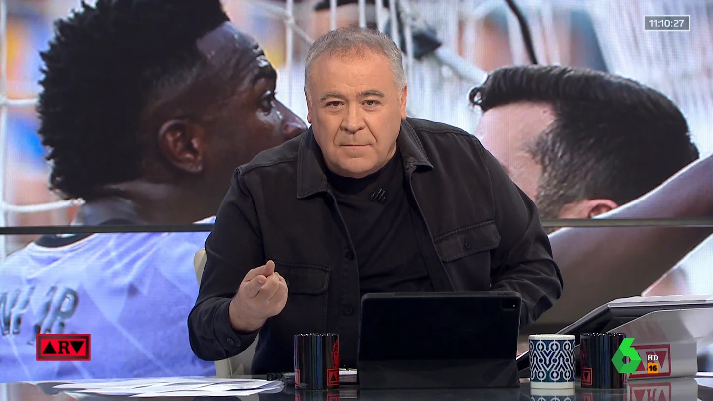 Ferreras, sobre el arbitraje en el 'caso Vinicius': "Vergonzoso, no hizo nada" Ferreras, sobre el arbitraje en el 'caso Vinicius': "Vergonzoso, no hizo nada"