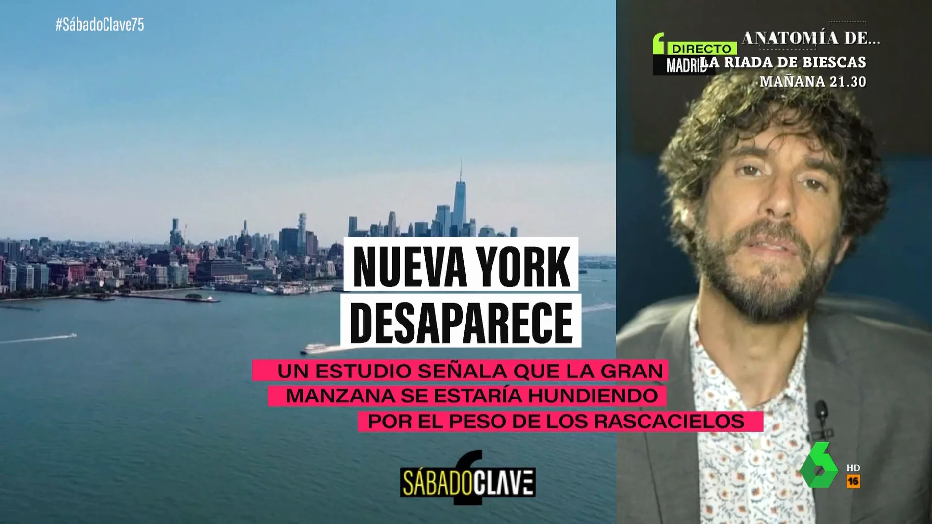 Mario Viciosa explica por qué Nueva York se podría estar hundiendo