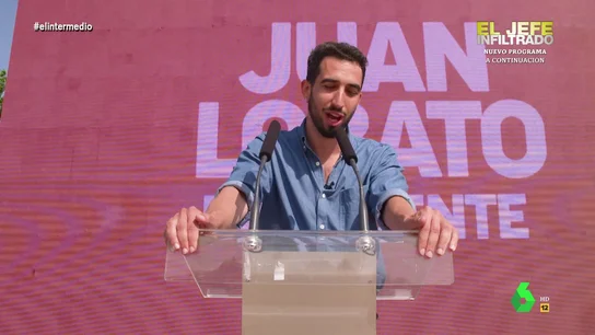 Isma Juárez canta una canción de Bad Bunny en un mitin del PSOE Isma Juárez canta una canción de Bad Bunny en un mitin del PSOE