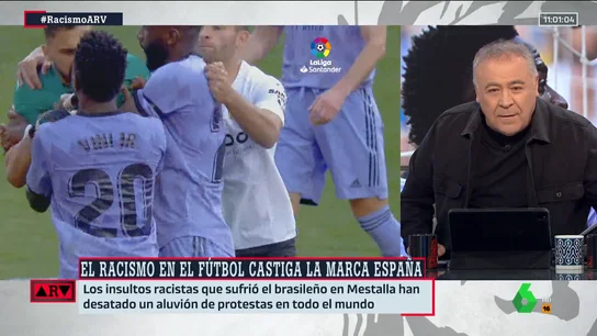 Ferreras, tajante: "Es racismo, es corrupción. Ha ocurrido en ocho ocasiones con Vinicius" Ferreras, tajante: "Es racismo, es corrupción. Ha ocurrido en ocho ocasiones con Vinicius"