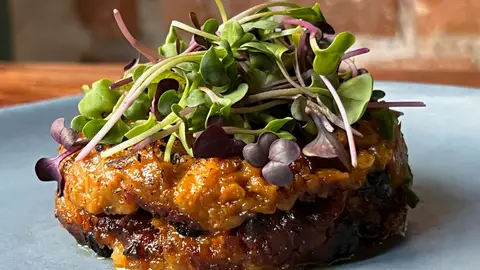 Tapa del restaurante Distrito Vegano Invernadero de Tapa Mundi 2023 Tapa del restaurante Distrito Vegano Invernadero de Tapa Mundi 2023