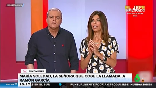 Una mujer deja a cuadros a Ramón García en directo: "Parece medio mariquita, por eso se ha separado" Una mujer deja a cuadros a Ramón García en directo: "Parece medio mariquita, por eso se ha separado"