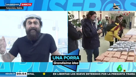 El Sevilla, sobre la porra de O Grove para el 28M: Si Tezanos pusiera sus dos euros... El Sevilla analiza la porra que ha puesto en O Grove, Pontevedra, sobre el ganador de las elecciones del 28 de mayo. "Es la encuesta de todas las encuestas", afirma el colaborador de Aruser@s en este vídeo, donde también se acuerda de Tezanos.