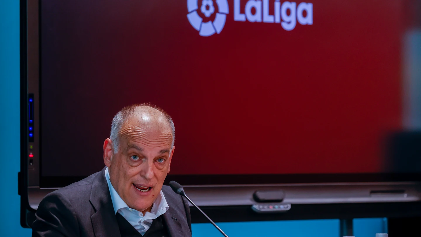 El presidente de LaLiga, Javier Tebas, en una imagen de archivo El presidente de LaLiga, Javier Tebas, en una imagen de archivo