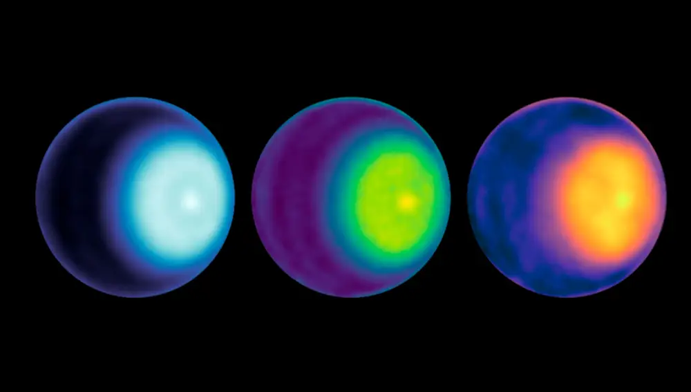 Detectado el primer ciclón polar de Urano