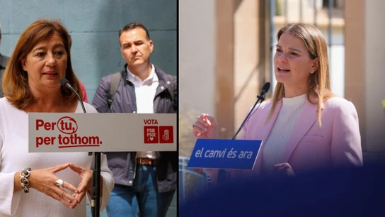 Francina Armengol (izda.) y Marga Prohens (dcha.) Francina Armengol (izda.) y Marga Prohens (dcha.)