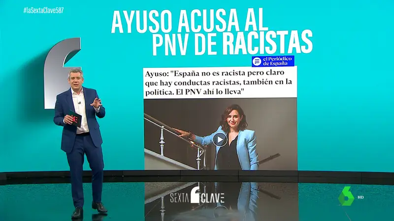 Ayuso acusa al PNV de racismo y llueven las reacciones: Moreno Bonilla la apoya, Génova calla y Ortuzar responde