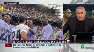 Ferreras, rotundo tras los insultos racistas a Vinicius: "Estos comportamientos son tóxicos"