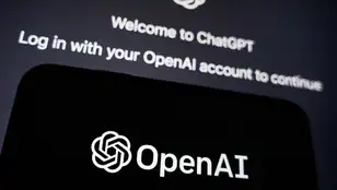 logo de la compañía OpenAI, desarrolladora del popular chatbot con inteligencia artificial ChatGPT. 