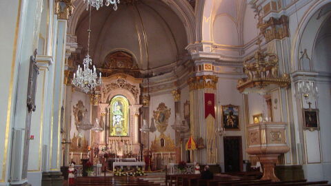 Interior de la Basílica de la Virgen de Lledó