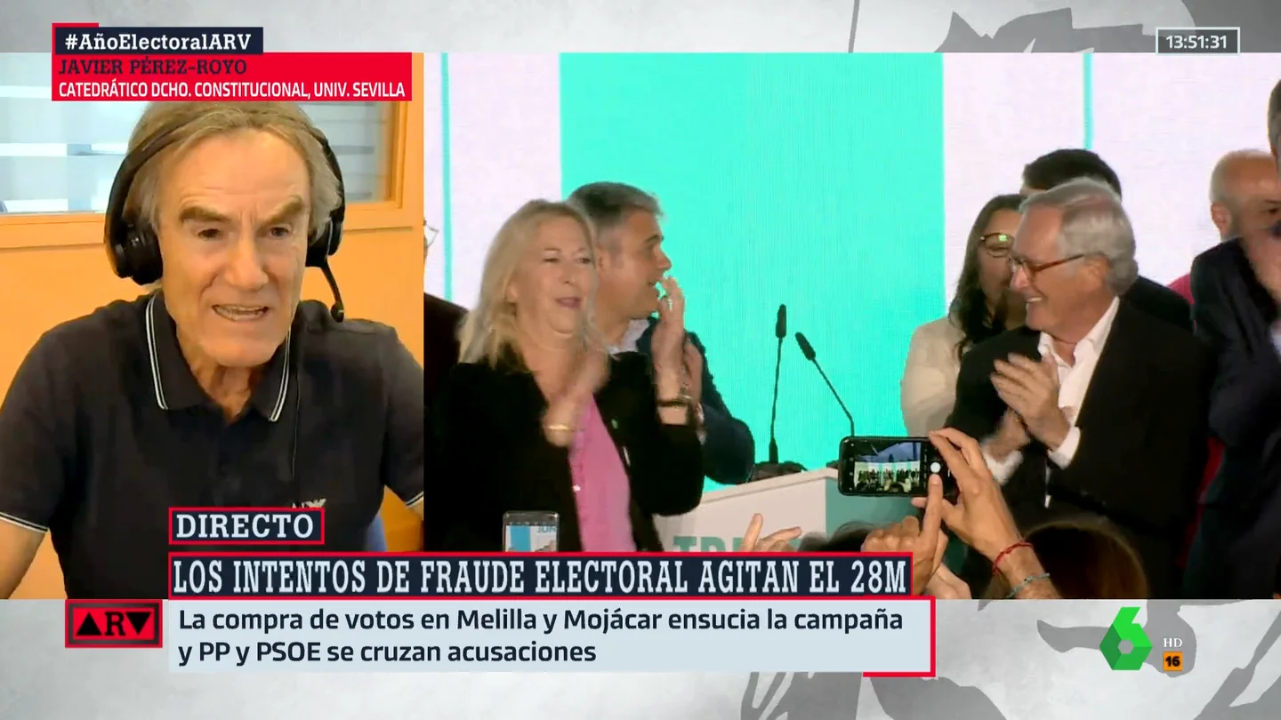 El pronóstico de Javier Pérez-Royo sobre las elecciones generales: "Va a ser una campaña espantosa" El pronóstico de Javier Pérez-Royo sobre las elecciones generales: "Va a ser una campaña espantosa"