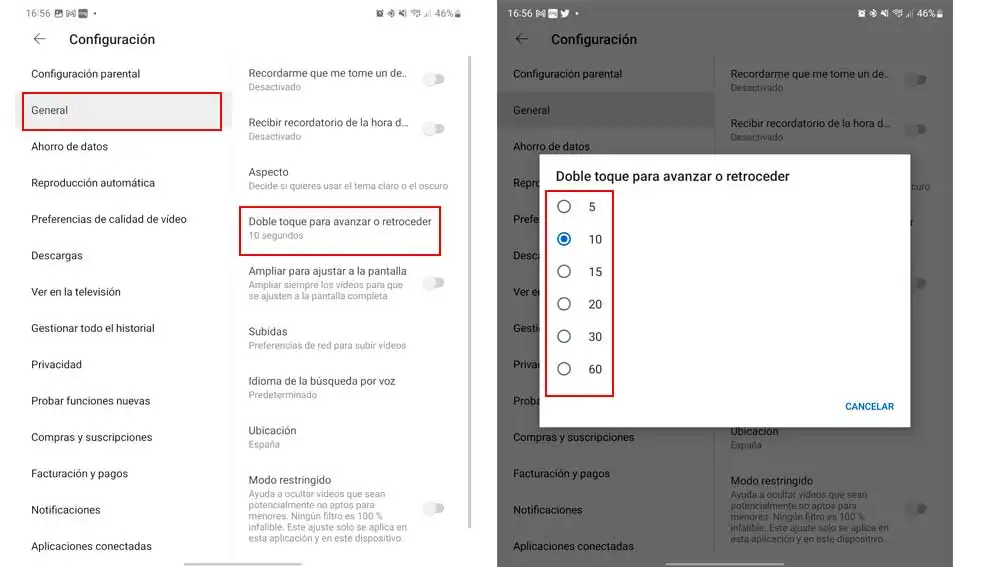 Así se configura el doble toque Así se configura el doble toque