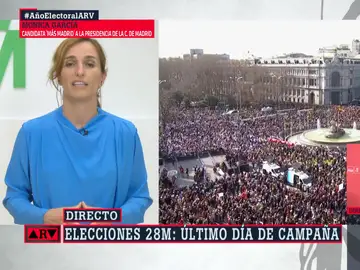 Mónica García, candidata de Más Madrid al gobierno de la Comunidad de Madrid.