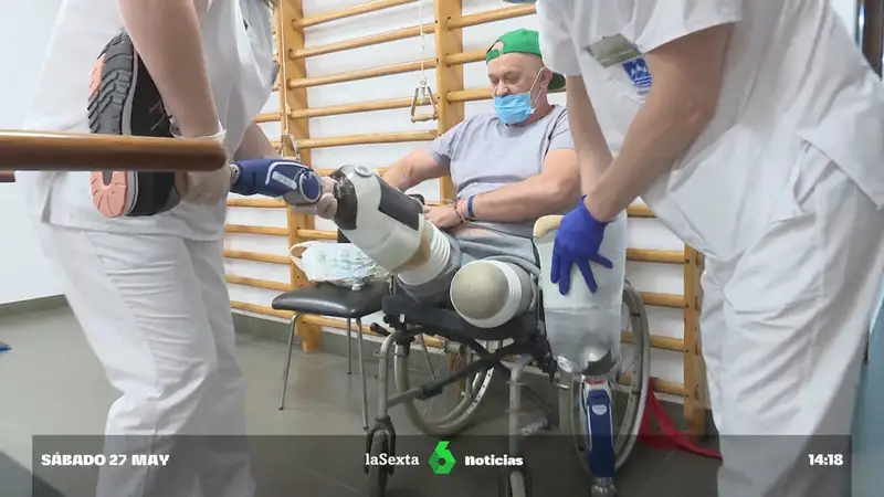 Recuperarse de las trincheras física y mentalmente: el día a día de los soldados heridos por la guerra en Ucrania