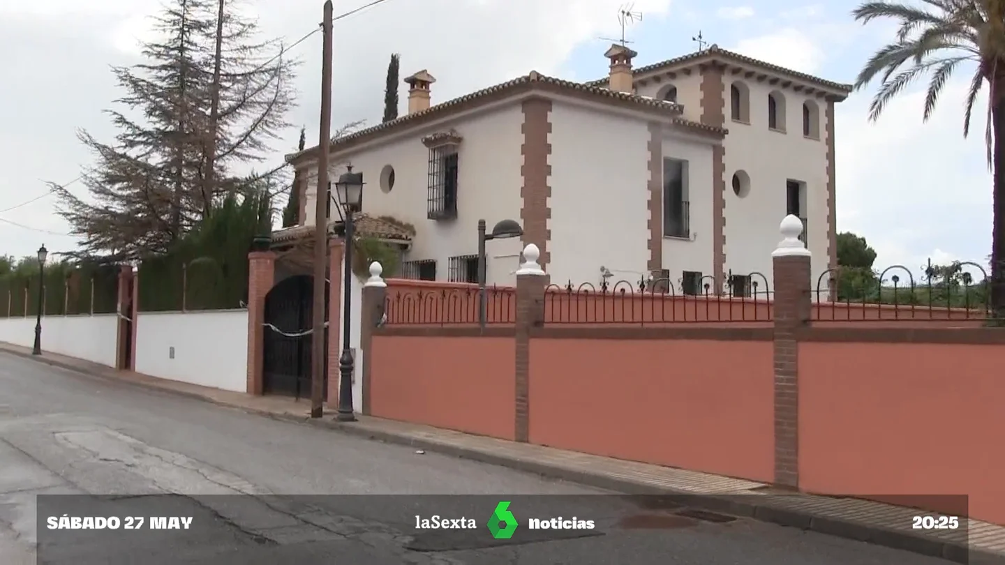 Lugar donde ha sido encontrado el cadáver de una embarazada y su hijo Lugar donde ha sido encontrado el cadáver de una embarazada y su hijo