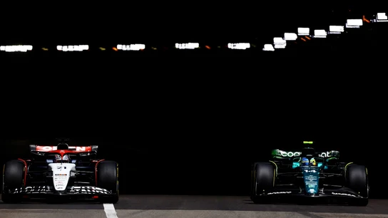 Fernando Alonso y Nyck de Vries Fernando Alonso y Nyck de Vries